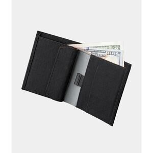 NWT Alpaka ARK Bifold Coin Wallet Black | Axogrid 210D with box RFID Protection